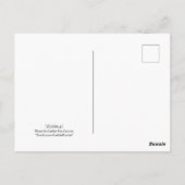 "Zinnias 4." Briefkaart (Achterkant)