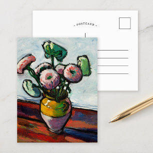 Zinnias   Henry Lyman Saen Briefkaart
