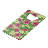Zinnias rose sur vert clair (Devant Angle)