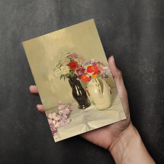 Zinnias | William Nicholson Kaart