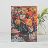 Zinnien | Lovis Corinth (Staand voorkant)