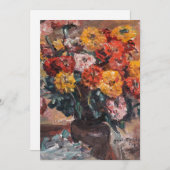 Zinnien | Lovis Corinth (Voorkant / Achterkant)