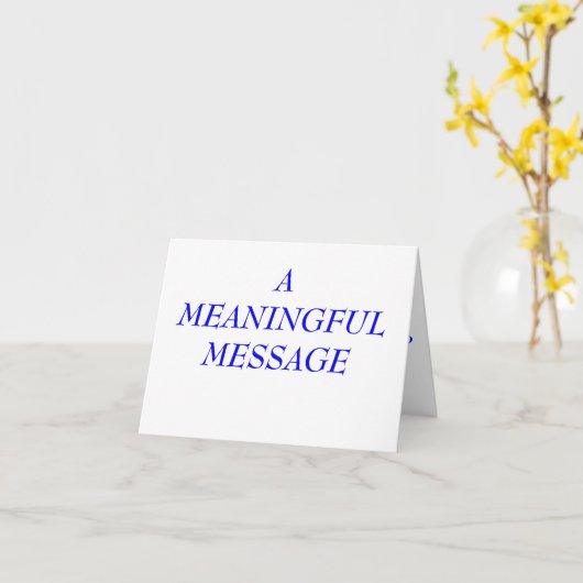 ZINVOL BERICHT:  OPSLUITING 8 KAART (Gele Bloem)