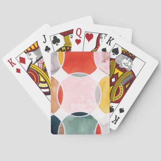 Zinvol - Cirkelpatroon Pokerkaarten (Achterkant)