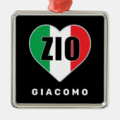 Zio KerstItaliaans Ornament met vlag (Voorkant)