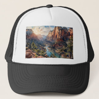 Zion Canyon bij zonsopgang,  Trucker Pet
