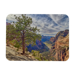Zion Canyon uitzicht vanaf Angels Landing Magneet