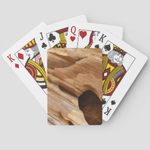 Zion Canyon Wall I Abstracte Natuur Fotografie Pokerkaarten