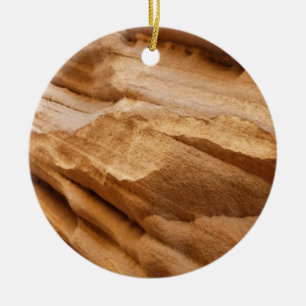 Zion Canyon Wall II Red Rock Abstracte fotografie Keramisch Ornament