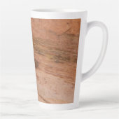 Zion Chipmunk op Red Rocks Latte Mok (Rechts)