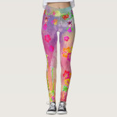 Zion de Aap & Stretch Giraffe Leggings (Voorkant)