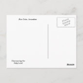 Zion Gate, Jeruzalem Briefkaart (Achterkant)