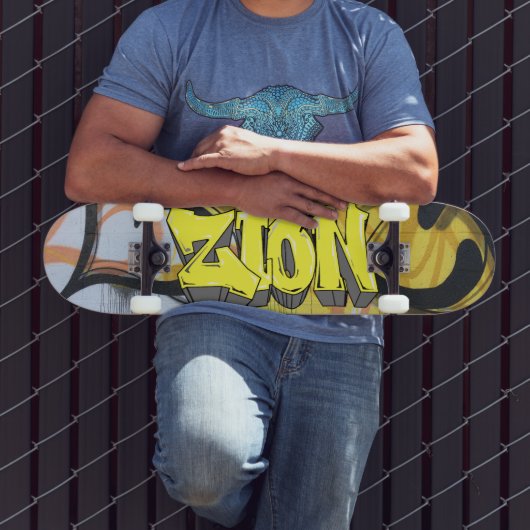 Zion Graffiti personnalisé skateboard (Extérieur 3)
