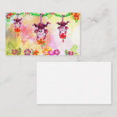 Zion Les Cartes de visite du singe (Devant / Derrière)