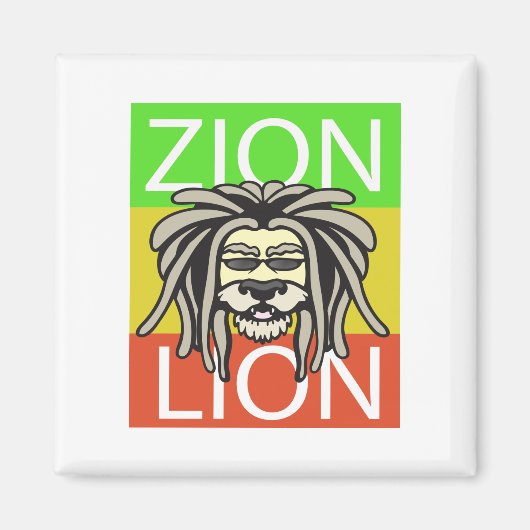 ZION LION MAGNEET (Voorkant)
