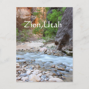 Zion narrows briefkaart