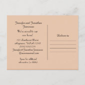 Zion Narrows, nouveau Faire-part d'adresse (Dos)