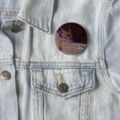 Zion Narrows Streams Virgin River Ronde Button 5,7 Cm (In situ)