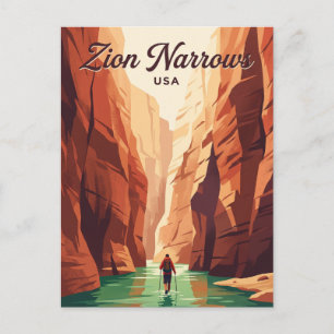 Zion Narrows VS Briefkaart