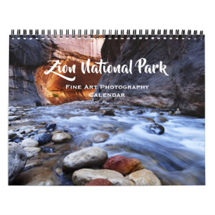 Zion Nationaal Park Utah Fine Art Photography 2025 Kalender