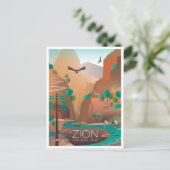 Zion National Park Briefkaart (Staand voorkant)