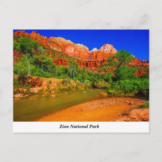 Zion National Park Briefkaart (Voorkant)
