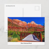 Zion National Park Briefkaart (Voorkant / Achterkant)