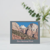 Zion National Park Cliffs Briefkaart (Staand voorkant)