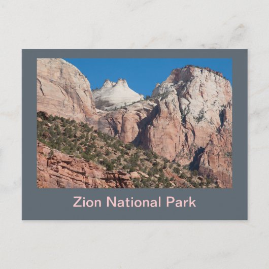 Zion National Park Cliffs Briefkaart (Voorkant)