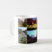 Zion National Park Collage Koffiemok (Voorkant links)