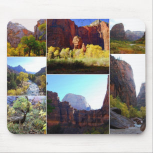 Zion National Park Collage Mousepad Muismat