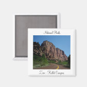 Zion National Park Magnet Magneet (Voorkant / Achterkant)