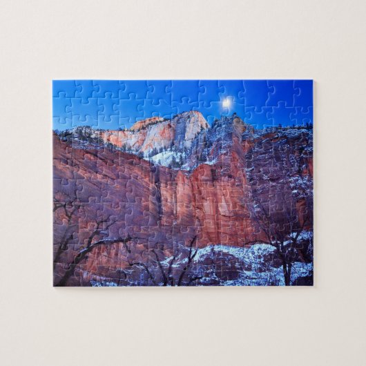 Zion National Park Moonrise Legpuzzel (Horizontaal)