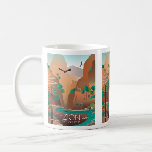 Zion National Park Mug (Gauche)