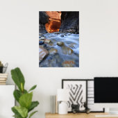 Zion National Park Narrows Matte Poster (Thuiskantoor)