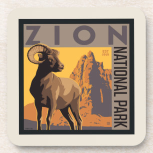 Zion National Park   Ram Bier Onderzetter