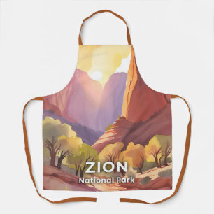 Zion National Park   Reizen Waterverf Schort