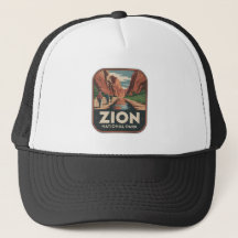Zion National Park Retro Badge