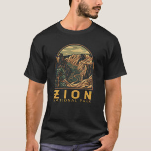 Zion National Park Retro Emblem T-shirt
