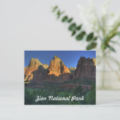 Zion National Park, UT Carte postale (Debout devant)
