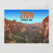 Zion National Park Utah Briefkaart (Voorkant)