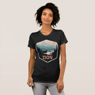 Zion National Park Utah Deer Traveler Tourist T-shirt