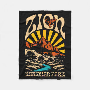 Zion National Park Utah Fleece Deken
