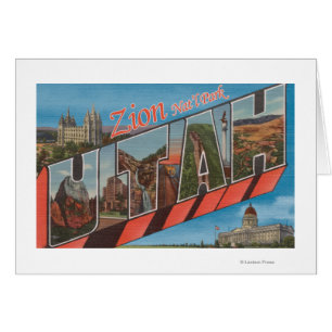 Zion National Park , Utah - Large Letter Scenes