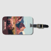 Zion National Park Utah Mountains  Bagagelabel (Voorkant (horizontaal))