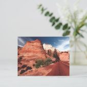 Zion National Park Utah Post card - Gepersonalisee Briefkaart (Staand voorkant)