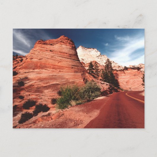 Zion National Park Utah Post card - Gepersonalisee Briefkaart (Voorkant)