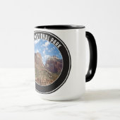 Zion National Park Utah  Retro Zion Canyon Mok (Voorkant rechts)