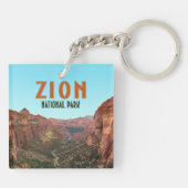 Zion National Park Utah  Sleutelhanger (Achterkant)