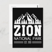 Zion National Park Utah USA Briefkaart (Voorkant / Achterkant)